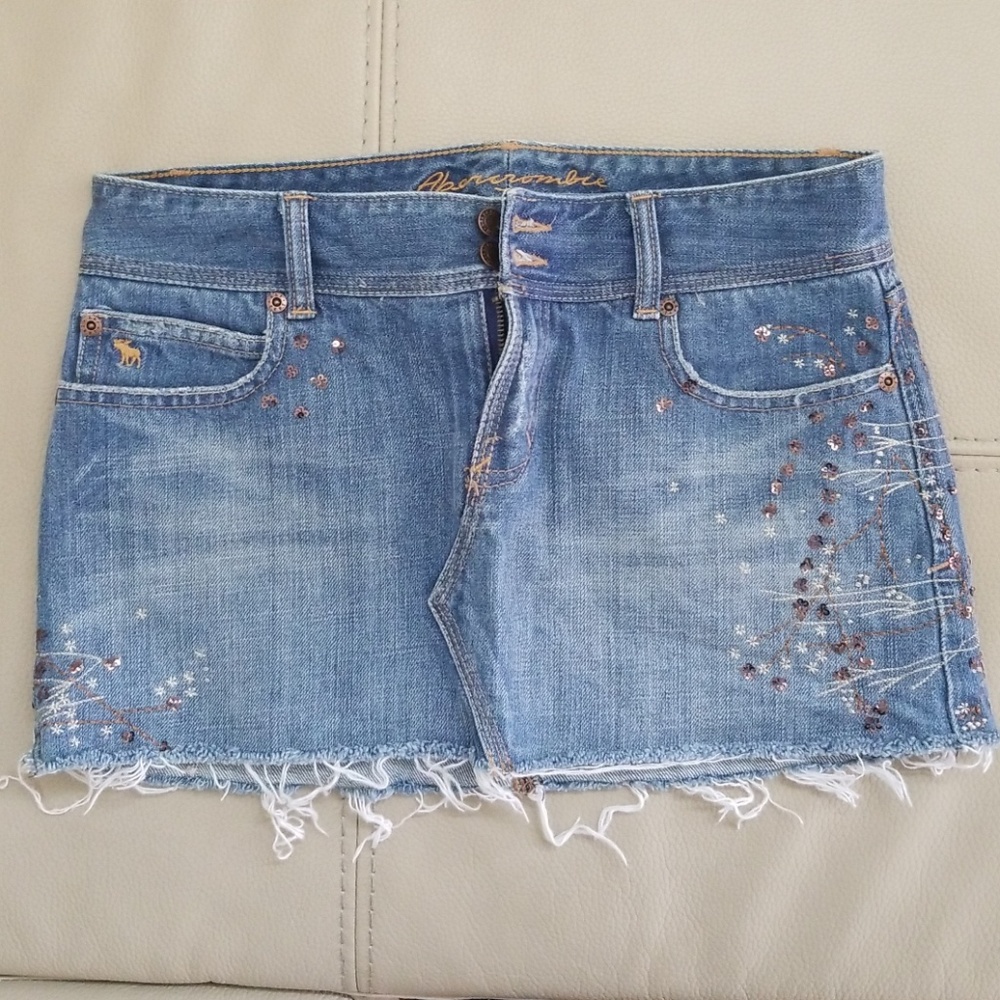 Abercrombie almost brand new denim skirts